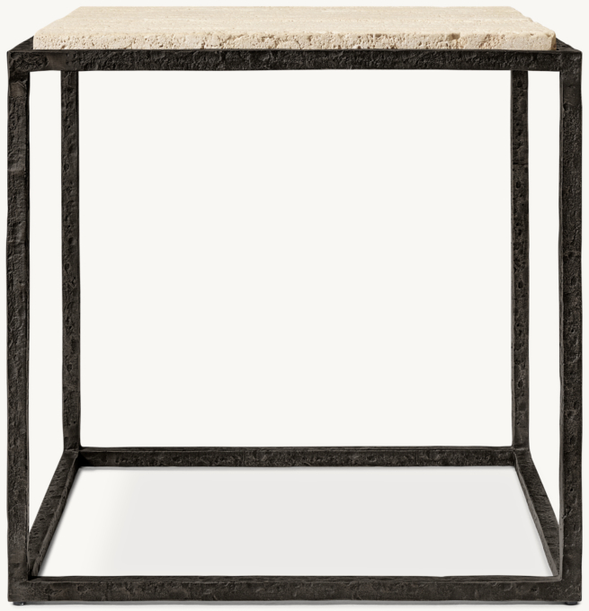 Salvador Stone Square Side Table