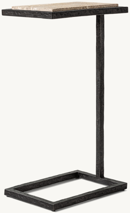 Salvador Stone Rectangular C Table