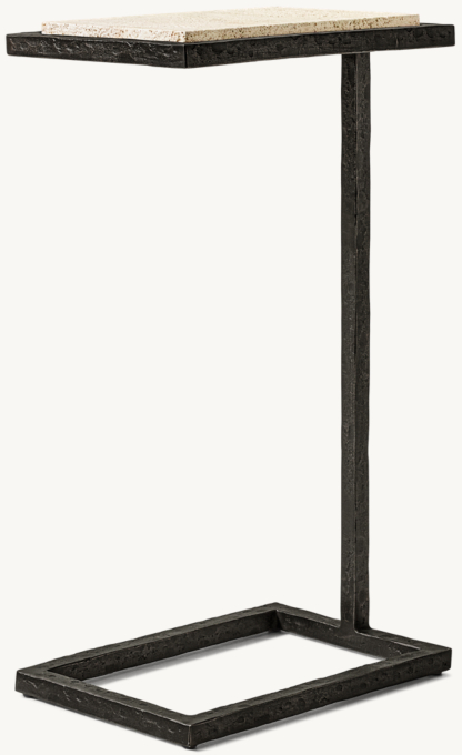 Salvador Stone Rectangular C Table