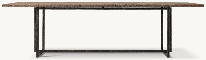 Salvador Stone Rectangular Dining Table