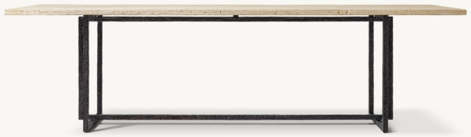 Salvador Stone Rectangular Dining Table
