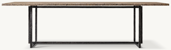 Shown in Iron/Brown Emperador Marble.
