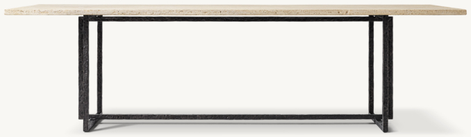 Shown in Iron/Italian Classico Travertine.