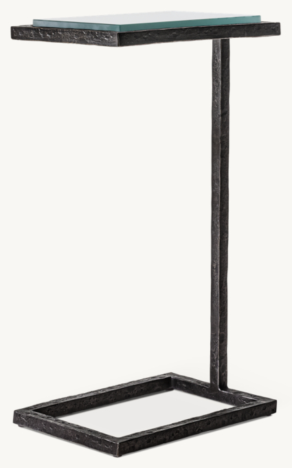 Salvador Glass Rectangular C Table