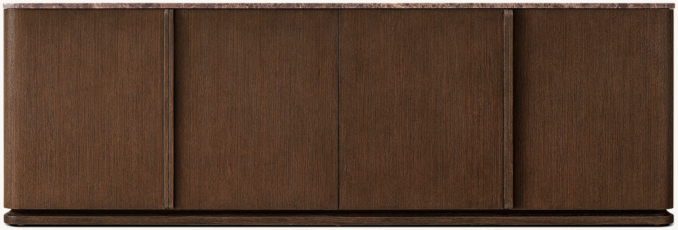 Shown in Brown Brushed Oak/Brown Emperador Marble.