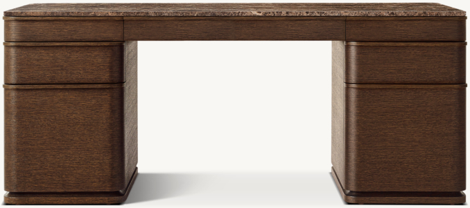 Shown in Brown Brushed Oak/Brown Emperador Marble.