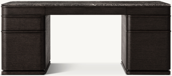 Shown in Black Brushed Oak/Black Emperador Marble.