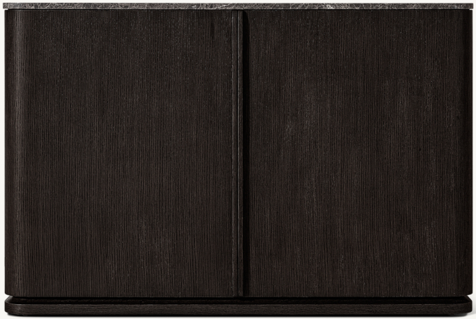 Shown in Black Brushed Oak/Black Emperador Marble.