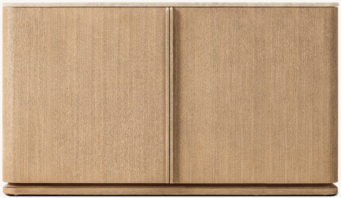Shown in Light Brushed Oak/Crema Emperador Marble.