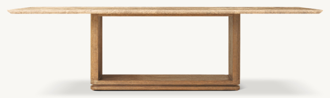 Shown in Natural Brushed Oak/Gold Emperador Marble.