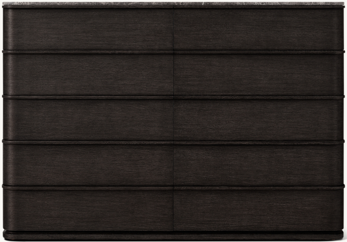 Shown in Black Brushed Oak/Black Emperador Marble.