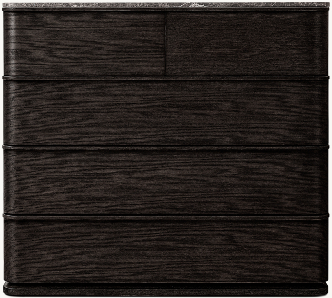 Shown in Black Brushed Oak/Black Emperador Marble.
