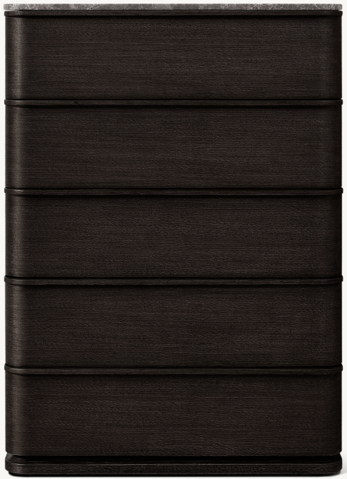 Shown in Black Brushed Oak/Black Emperador Marble.