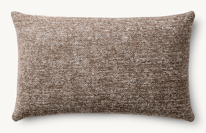 Nazaré Textured Solid Outdoor Pillow Cover - Lumbar  