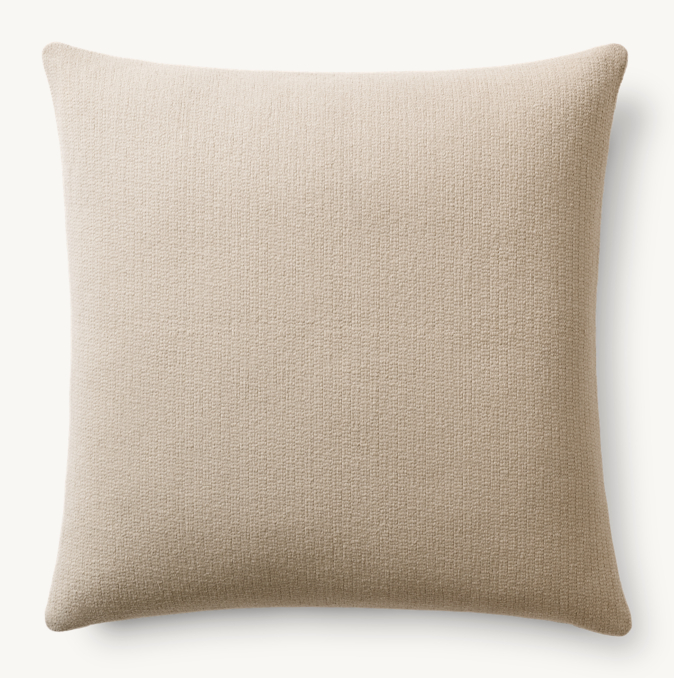 Overhead view of Cabana Outdoor Pillow Cover - Solid - Square 