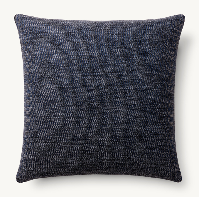 Overhead view of Corsica Outdoor Pillow Cover  - Solid - Square 