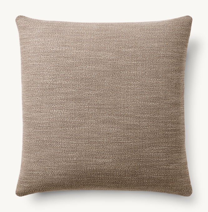 Overhead view of Corsica Outdoor Pillow Cover  - Solid - Square 