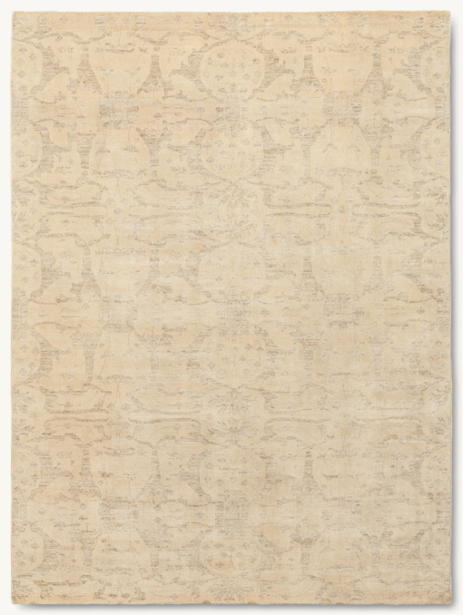 Vue en hauteur - Arla - Tapis en laine - Sable