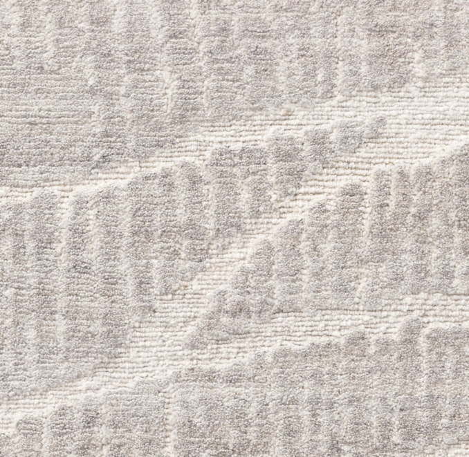 Detail view of Strati Wool Rug 