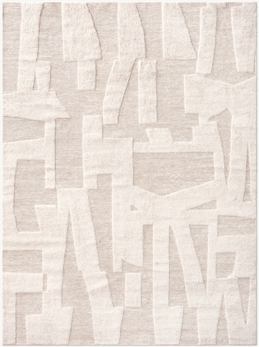 Overhead view of Khara Performance Rug - Made-To-Order - Round 