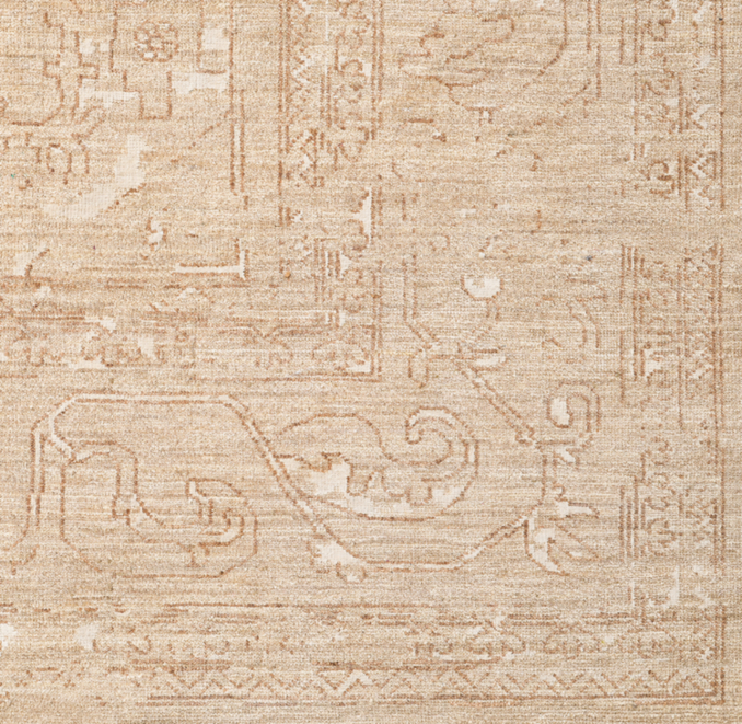 Ansari Wool & Silk Rug Swatch | RH