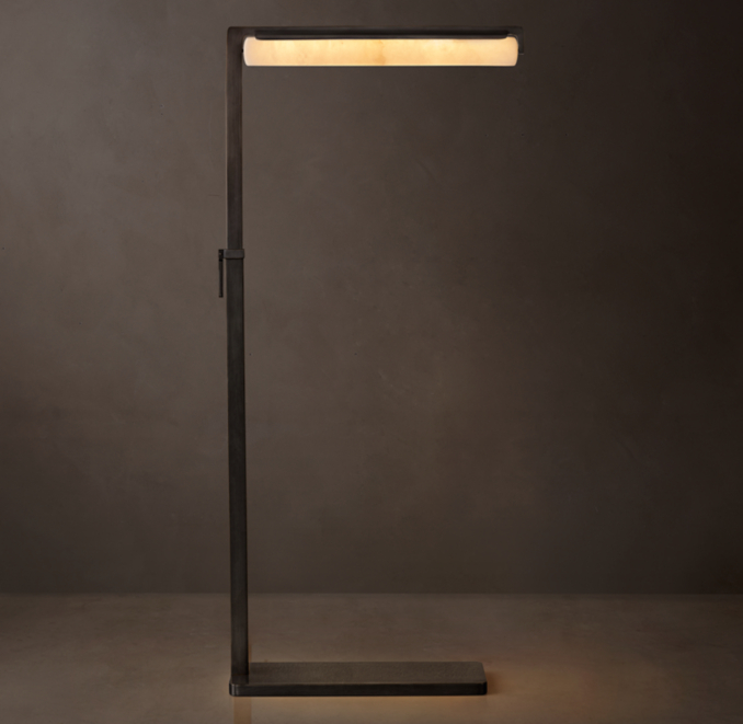 Audubon Alabaster Task Floor Lamp | RH