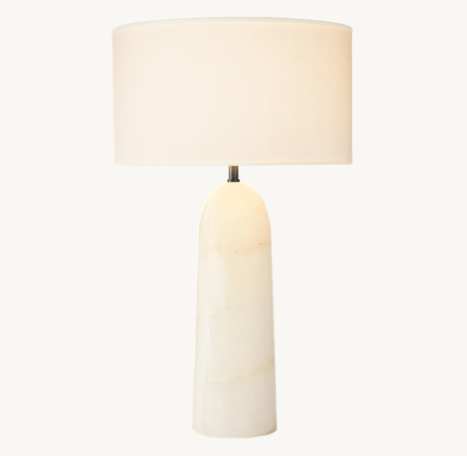 Sarezzo Stone Tapered Table Lamp