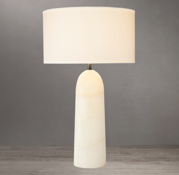 Sarezzo Stone Tapered Table Lamp