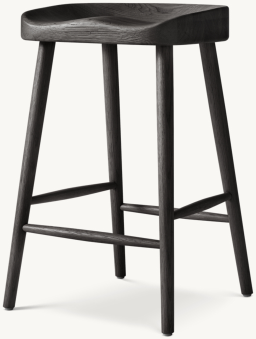 Oak Tractor Seat Stool Restoration Hardware Oak Stool Danish