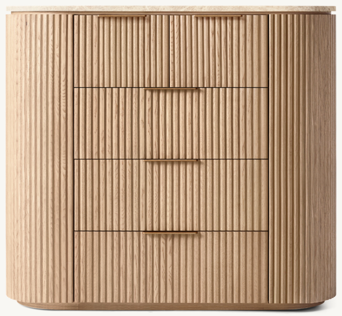 Byron Emperador 5-Drawer Dresser