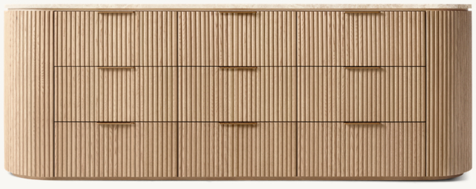 Byron Emperador 9-Drawer Dresser