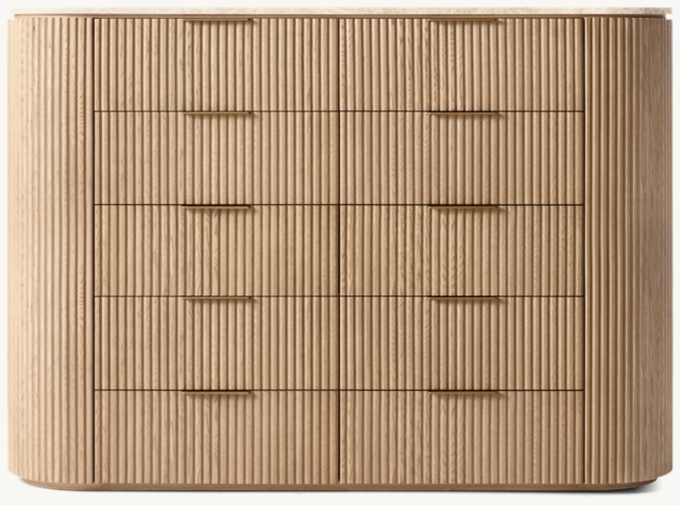 Byron Emperador 10-Drawer Dresser
