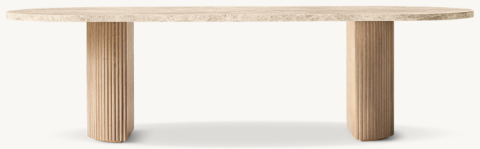 Byron Emperador Marble Dining Table | RH