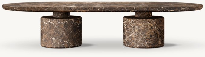 Shown in Brown Emperador Marble.
