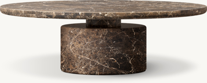 Shown in Brown Emperador Marble.