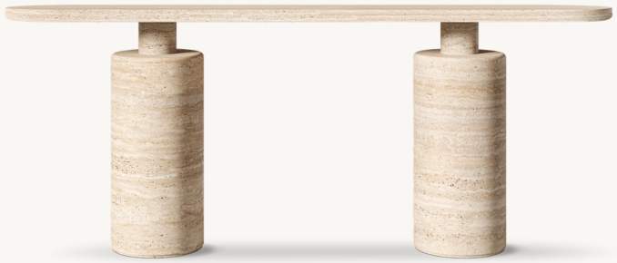 Shown in Italian Classico Travertine.