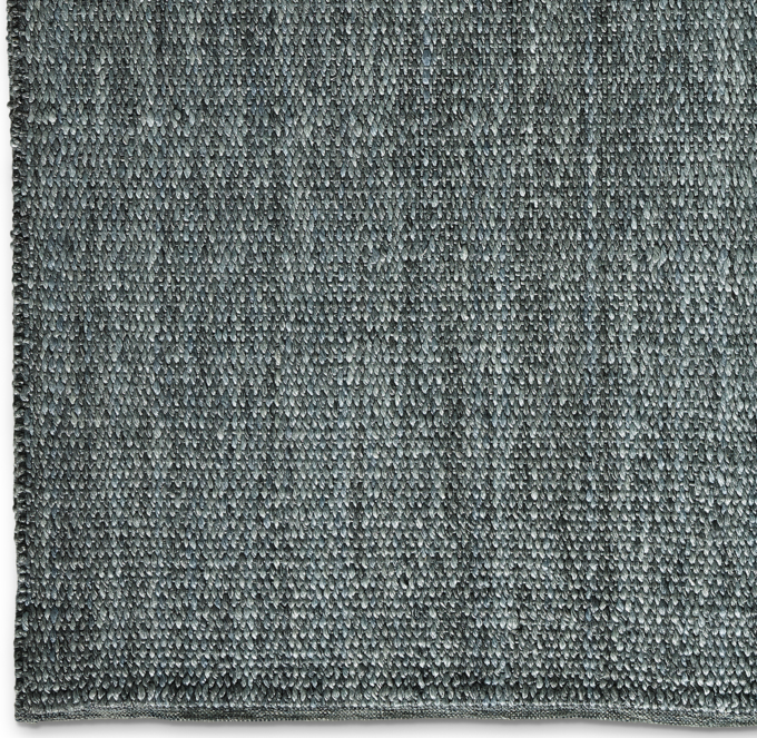 Rope Basket Weave Rug Swatch Marine