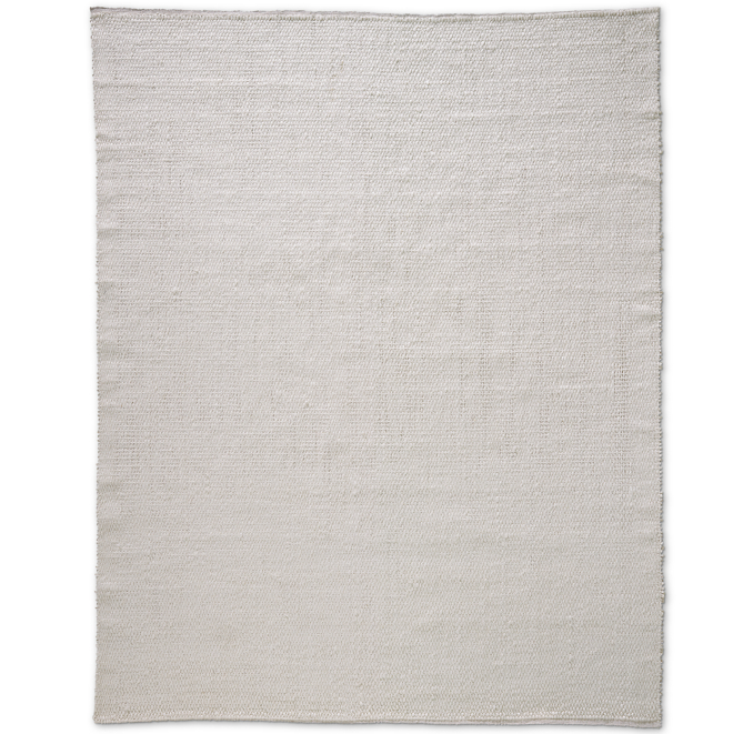 Rope Basket Weave Rug White