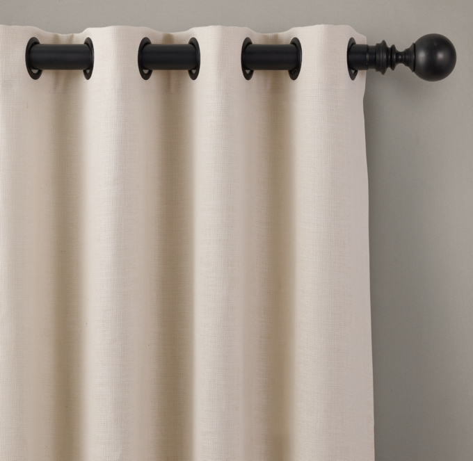 Open Weave Burlap Drapery Grommet