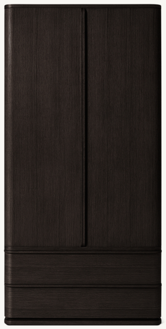 Shown in Black Brushed Oak.