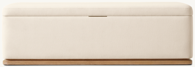 Ligné Fabric End-of-Bed Storage Bench