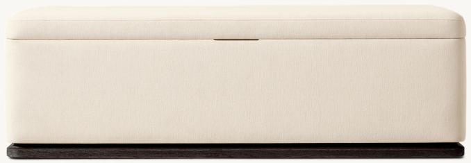 Ligné Fabric End-of-Bed Storage Bench
