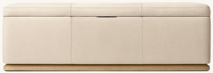 Ligné Leather Storage Bench