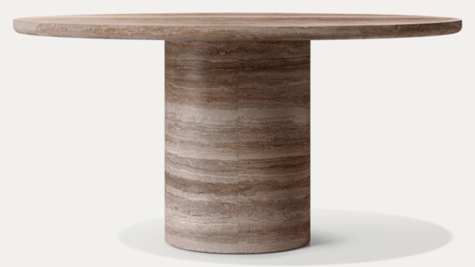 Front view of Mylo Round Dining Table 