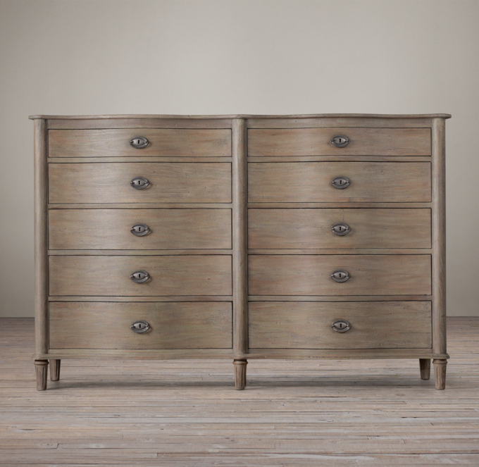 Empire Rosette 10 Drawer Dresser