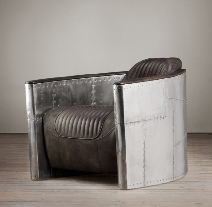 Restoration hardware aviator swivel chair outlet