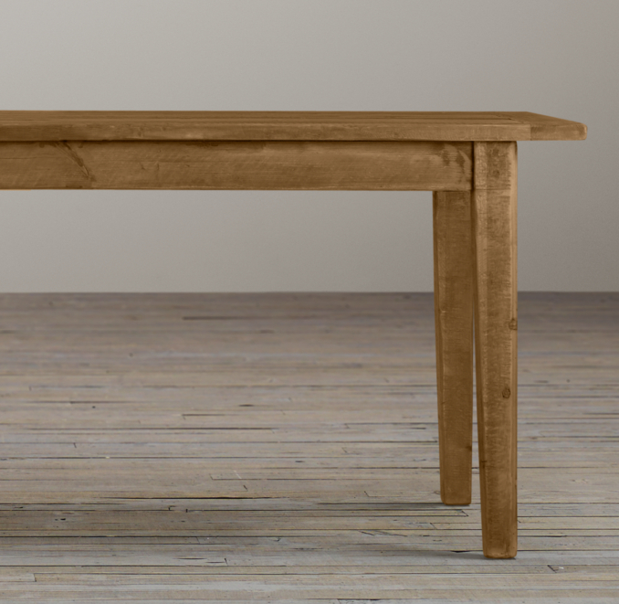 60" 1900s Boulangerie Dining Table