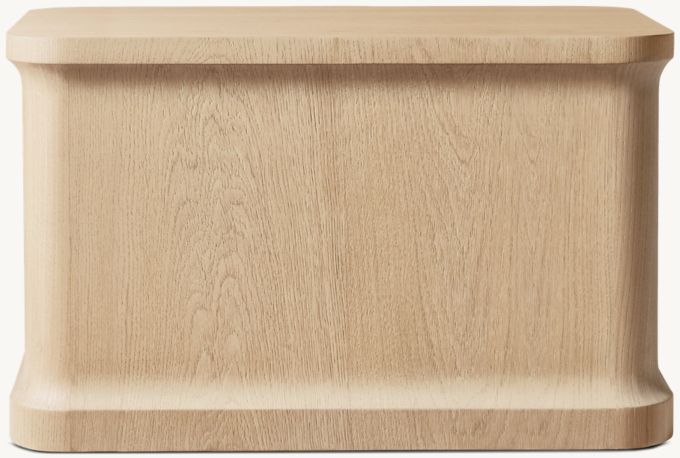 Baron Rectangular Plinth Side Table