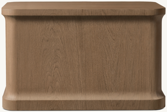 Baron Rectangular Plinth Side Table