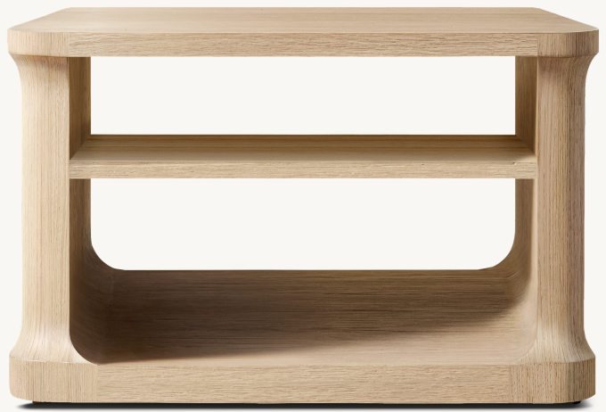 Baron Rectangular Open Side Table